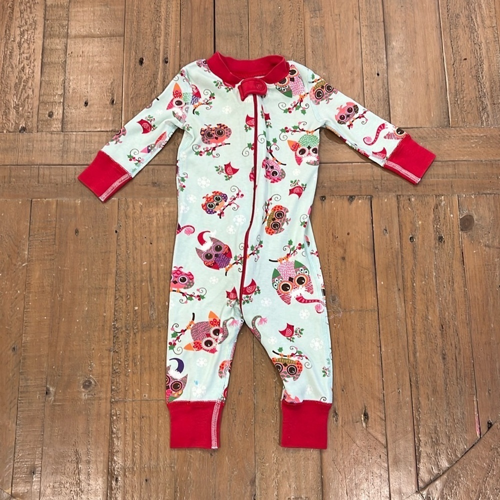 Hanna andersson holiday owl pajamas